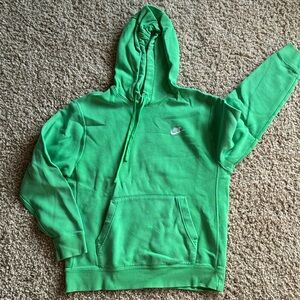 Green Nike sweatshirt size medium